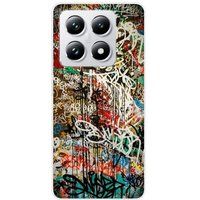 Xiaomi 14T Pro Bedrukt siliconen hoesje Graffiti 1
