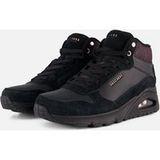 Skechers Uno - Stacre Shine Dames Sneakers - Zwart