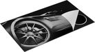 Chefcare Inductie Beschermer Moderne Sportwagen Auto - Zwart Wit - 90x55 cm