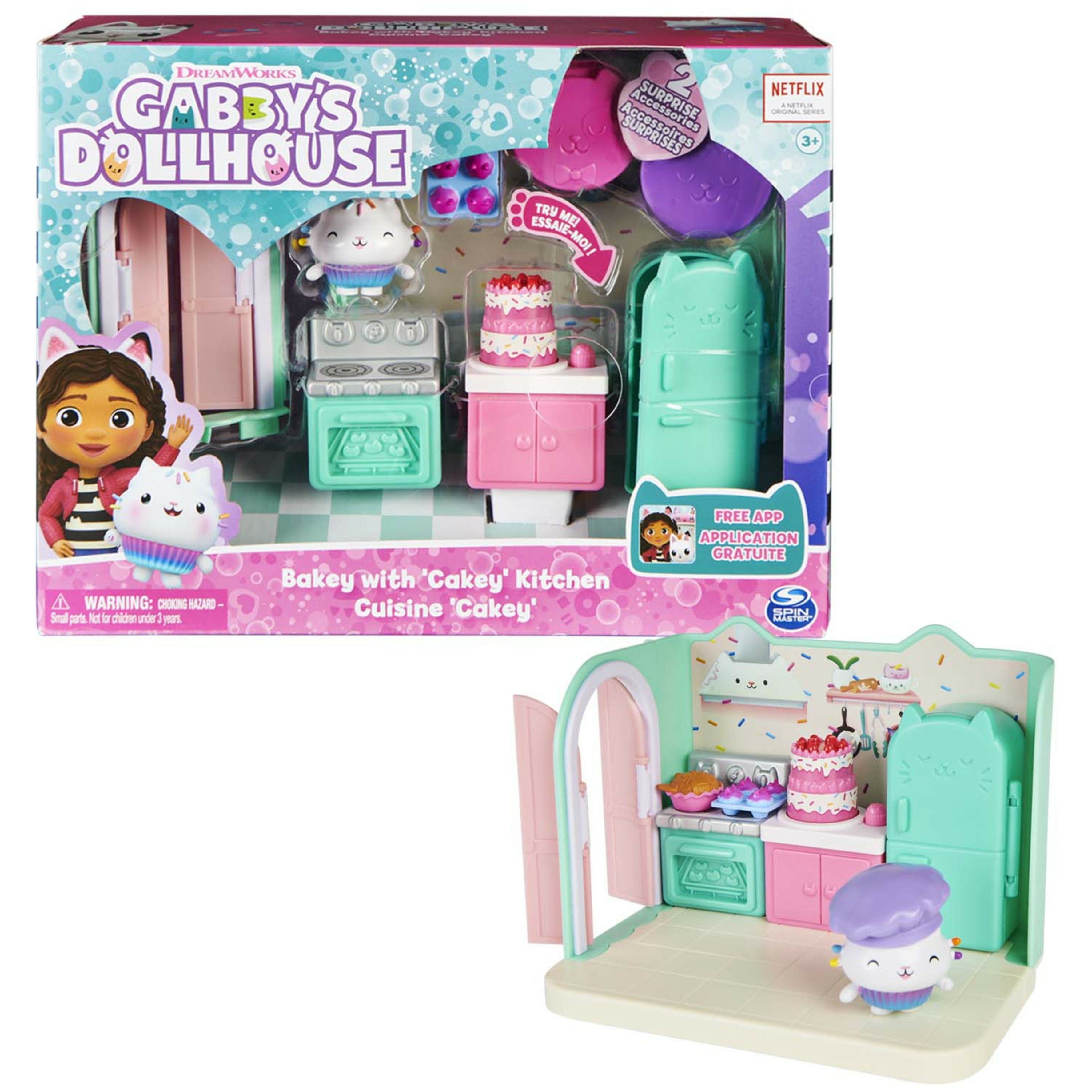 Gabby's Dollhouse Cakey's Kitchen Playset - Dollhouse Furniture