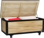 Outsunny Armoire de jardin en pin marron 100L x 50l x 43H cm