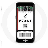 Maniacase Etui voor Samsung Galaxy S6 Vliegticket Dubai