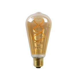 Lucide lamp led st64 5w 260lm 2200k dimbaar amber
