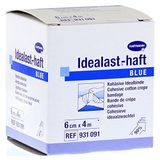 Hartmann Idealast®-haft Color, dauerelastische Idealbinde in blau - 6 cm x 4 m | Packung (1 Stück)