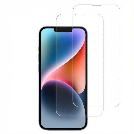 Accezz Screenprotector - Geschikt voor Apple iPhone 13 / 13 Pro / 14 / 16e / 17e - 2 Pack