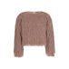 Like Flo Rechtvallende Top met Franjes en Glitters - Champagne