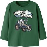 NAME IT Jongens Lange Mouwen Shirt Verdant Green Maat 116