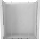 Mexen Velar Duo portes de douche coulissantes 180 , givre, chrome - 871-180-000-32-01