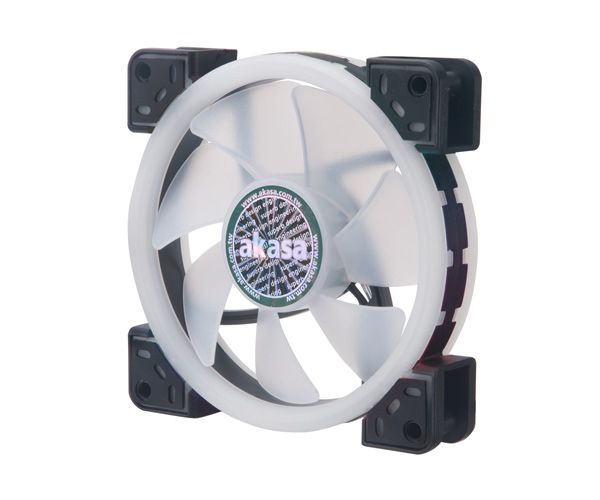 Akasa Vegas TLX - Ventilator - Zwart/Wit - 120mm
