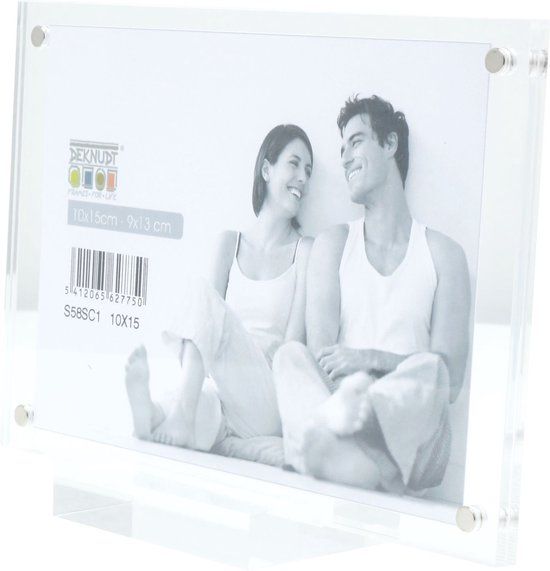 Deknudt Frames S58SC1 - Photo Frame - Transparent - 10x15 cm