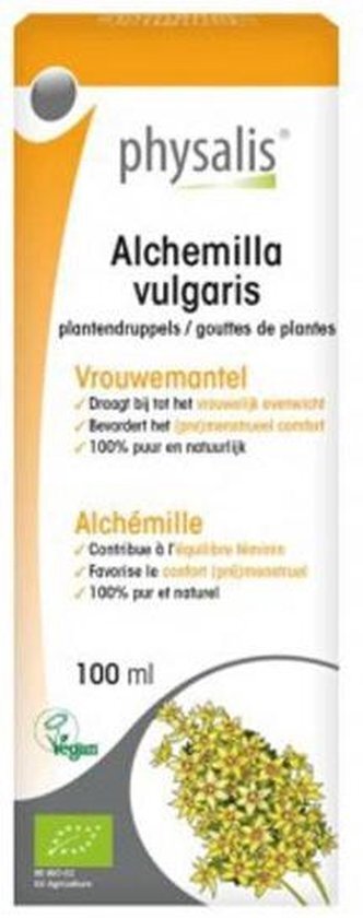 Physalis Plantendruppels Alchemilla Vulgaris Vloeibaar 100ml