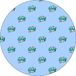Bonateks Tapis de souris rond imprimé numériquement