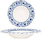 Bonna Pastabord - Lavis Blue - Porselein - 27 cm - set van 2
