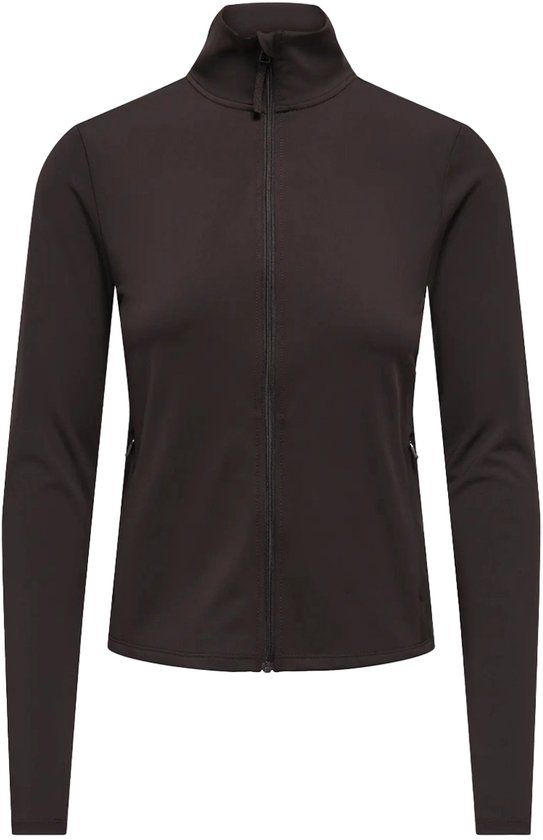 Only Play Mina FZ Cardigan Sweatvest Dames - Maat S - donkerbruin
