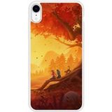 Apple Siliconen hoesje compatibel met iPhone XR Autumn voor twee