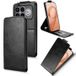 Xiaomi Étui à rabat vertical Redmi K90 Pro Max/Poco F8 Ultra avec support - Noir