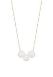 faina Bedelketting Staal 45 cm Goud Wit