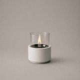 Tenderflame Lotus 12 Natural Concrete Oak Freestanding Stove Indoor