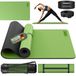 Tapis de yoga sans phtalates - Antidérapant - Avec sangle de transport - 183 x 61 x 0,6 cm