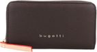 bugatti Ella Ladies Zip Around Wallet Darkbrown