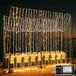 Merkloos / Sans marque 600 LED Gordijnverlichting 6 m x 3 m met 9 Modi - Warm Witte Kerstverlichting voor Binnen en Buiten