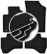 WLG CARLUX-SILVER automatten voor Toyota Aygo II hatchback (2014-)