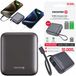 SWISSTEN Powerbank compacte 10 000 mAh 35 W avec câble USB-C et écran LCD