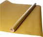 Shoppartners Bv Rollen Kraft inpakpapier - 3x - goud - 200 x 70 cm