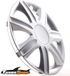 Tunershop Audi 4 Wielkappen, radkappen, tuningshop, 13 inch, robijnrood/zilver, compatibel met Audi, Daewoo, Hyundai, Lexus, Nissan, Seat, Toyota