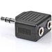 Allteq ALTQ-JACK-B-ADAP-010 audio-verdeler Zwart, Zilver