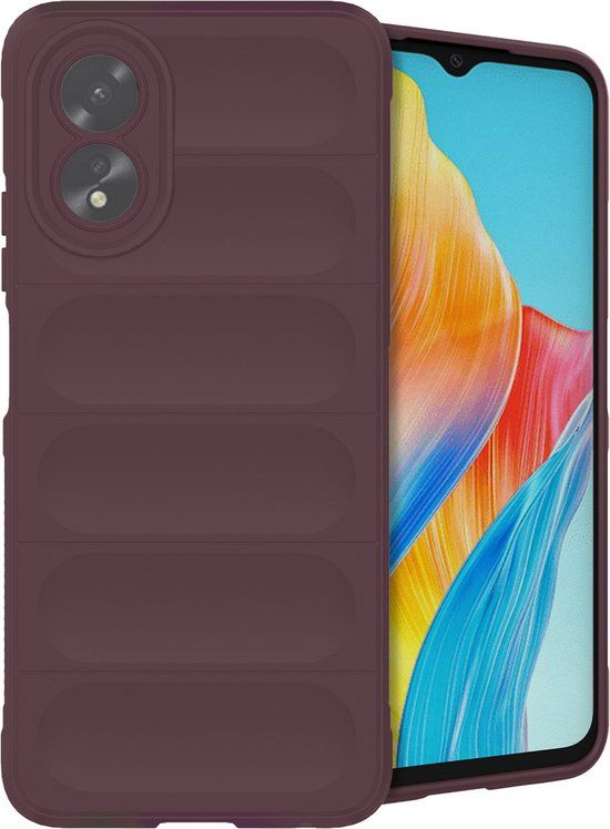 iMoshion EasyGrip Backcover - Aubergine - Suitable for Oppo A18 / A38