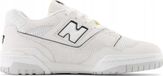 New Balance BB550PRB Retro-Basketball-Schuhe von 1989 Leder Weiß Hellgrau
