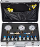 Merkloos / Sans marque Shenzhen Haorui Industrial Technology Co., Ltd. Hydraulische Manometer Test Kit Graafmachine Draagbare Tester 8600PSI