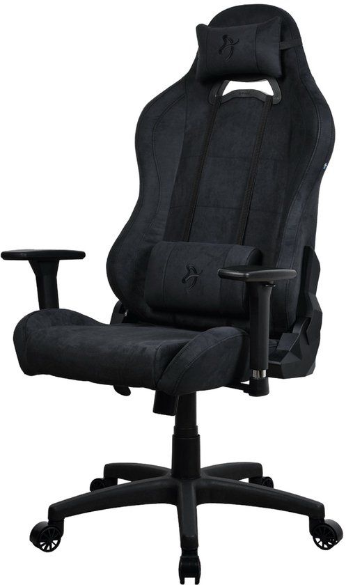 Arozzi Torretta Gamingstoel - SuperSoft™ Stof - Puur Zwart