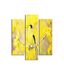 Homemania Wandafbeelding, vogels, 3-delig, dieren, woonkamer, slaapkamer, meerkleurig, 57 x 0,3 x 60 cm, HM203MDF280, MDF