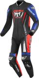 Berik Absolute GP Eendelig leren motorpak Zwart/rood/blauw Maat 56