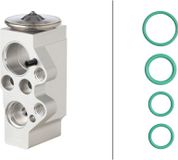 HELLA Expansieventiel voor airconditioning, aluminium, R 1234yf, geschikt voor onder andere VW POLO