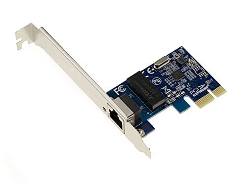 KALEA-INFORMATIQUE PCIe Netwerkkaart 1 RJ45 10/100/1000 Mbps Gigabit Ethernet Realtek RTL8111F High/Low Profile