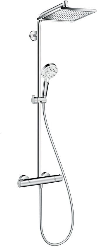 Hansgrohe Crometta E Showerpipe 240 1jet met thermostaat chroom