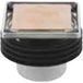 Schluter-KERDI-DRAIN, Kit Grille/cadre Design 4, Support À Carreler - Longueur: 10 Cm - Largeur: 10 Cm - Acier Inoxydable - Coloris : Acier Inoxydable Brossé - Avec Siphon