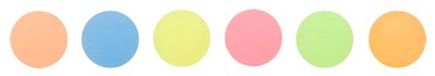 Softee 5 Boules rebondissantes brillantes multicolores 32 cm - 3,2 cm