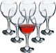 KADAX Wijnglazen, Vaatwasmachinebestendige Wijnkelk, Hoogwaardige en Elegante Glazenset voor Rode en Witte Wijn, Champagne (6 x 210 ml)