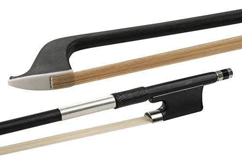 Glasser Panda Glasser Cello Strijkstok, Fiberglas, Made in USA, 403SH-110, Nieuwzilverenbewikkeling, voor 1/16 Cello
