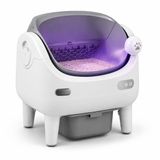 SwayTosh Purrfecture Open Air – Automatische Kattenbak – Met App En UV Desinfectie – 80 Liter Boven Open – 2026 – Zelfreinigende Kattenbak XXL – Geurvrij En Extra Hygiënisch – Elektrische Kattenbak – Incl. Mat En 3 Rollen Opvangzakjes