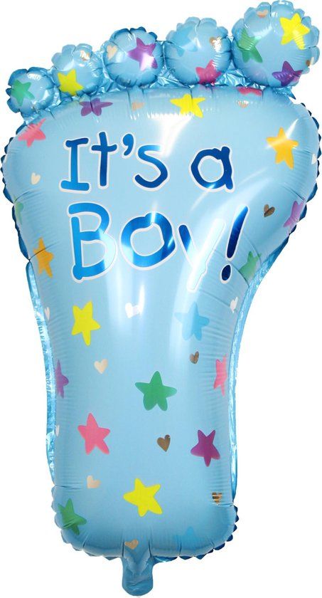 Its A Boy Helium Ballon - Baby Shower / Gender Reveal - Blauw - 80cm