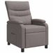 vidaXL Recliner Taupe Stof