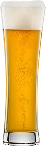 Schott Zwiesel Beer Basic 130005 Tarwebier glazenset 4 stuks glas in de kleur kristal 0,3 l, afmetingen: 7,4 cm x 7,4 cm x 21,7 cm