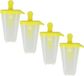Metaltex Ijsstokjes 6,2 X 10,4 Cm Geel 4 Stuks