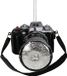 Hd collection Kerstenbv Ornament kerstbal Camera Glas Zwart 12.1 cm