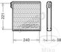 DENSO Verdampfer, Klimaanlage DEV09102
